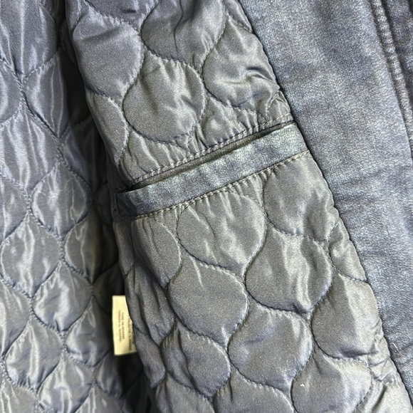 NWOT Levi's Blue Denim Jacket with Stand-Up Collar - Picture 8 of 10